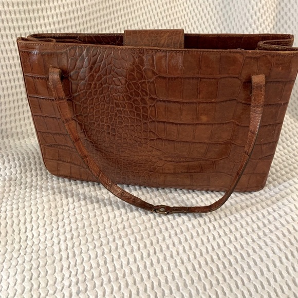 Vintage alligator bag. Made in Italy. - Picture 4 of 9